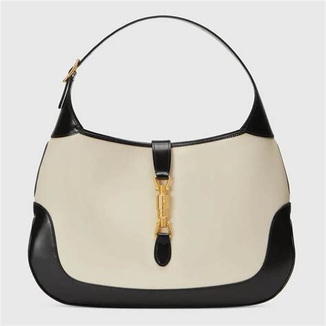 black and white jackie gucci|Gucci shoulder bag.